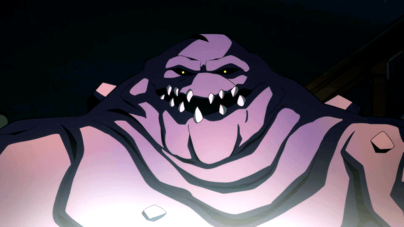 Clayface's unsettling design in Creature Commandos.