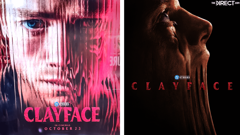 Clayface's latest poster alongside it's first.