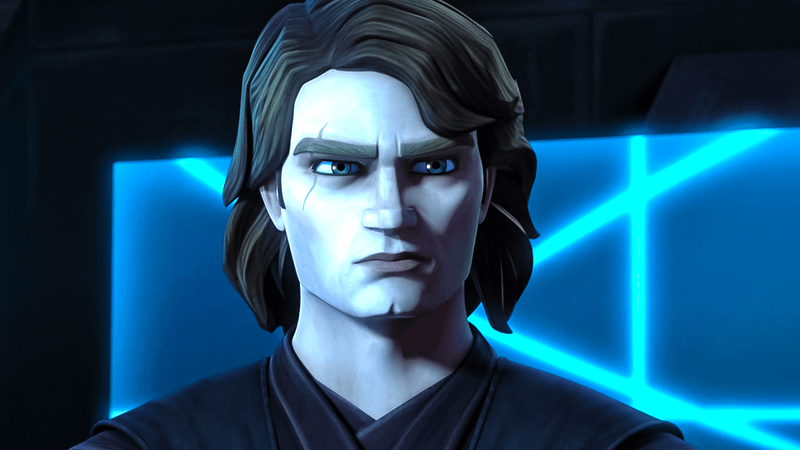 Anakin Skywalker in The Clone Wars.