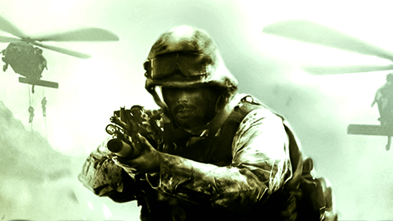 Call of Duty Modern Warfare poster.