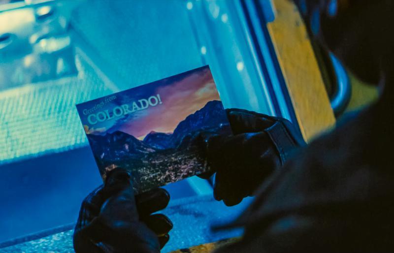 The Ghoul Fallout Season 2 Colorado postcard