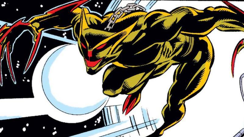 Smiling Tiger jumping in Marvel Comics.