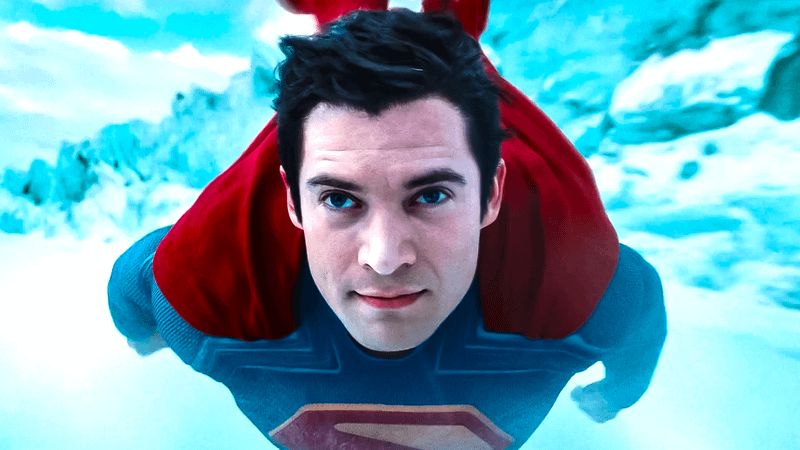 David Corenswet as Superman in the DCU.
