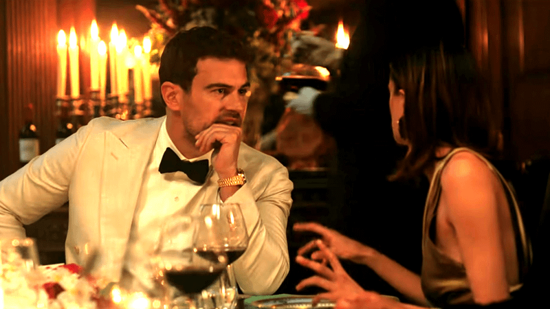 Theo James in The Gentleman Season 2, Corked Wine scene.