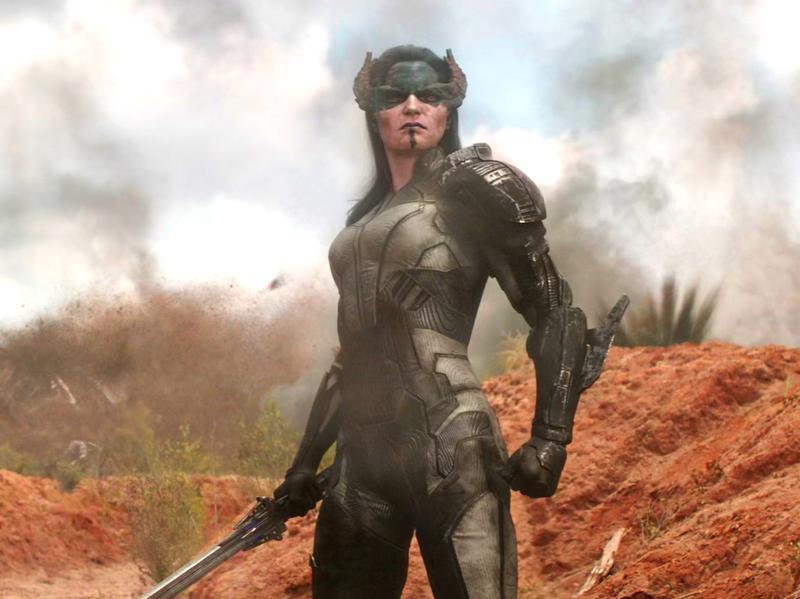 Proxima Midnight in Avengers Infinity War