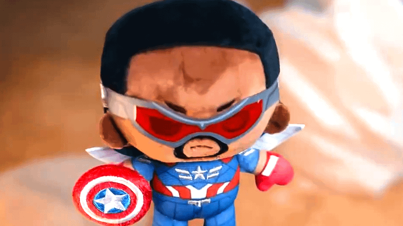 The Captain America Cosbi Plush.