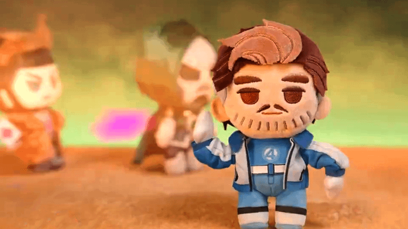 The Mr. Fantastic Cosbi Plush.