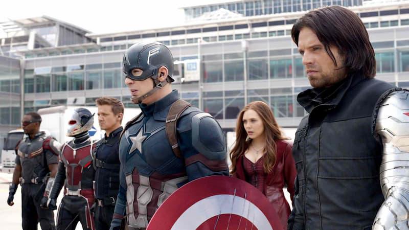 Team Captain America in Avengers: Civil War