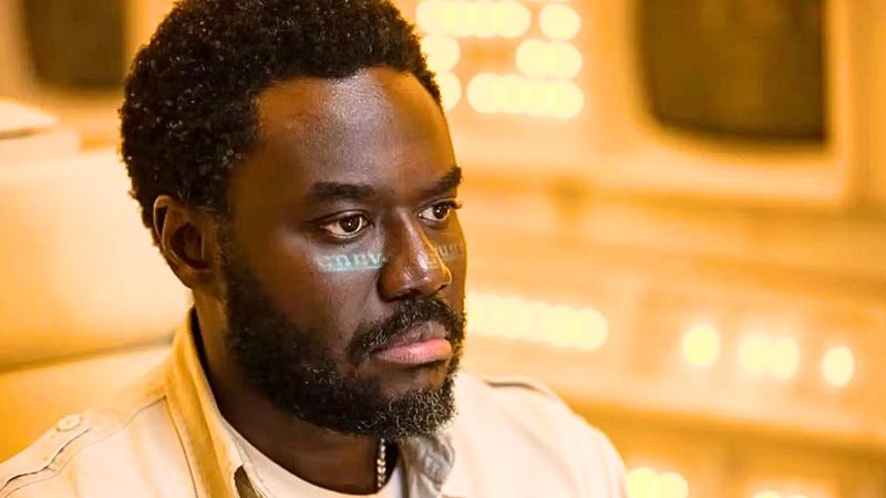 Babou Ceesay as Morrow, the cyborg, in Alien: Earth