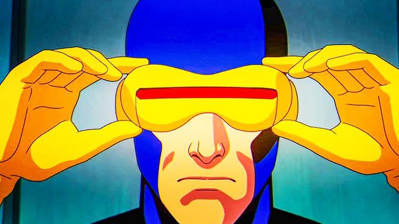 Cyclops in his full outfit in X-Men '97.