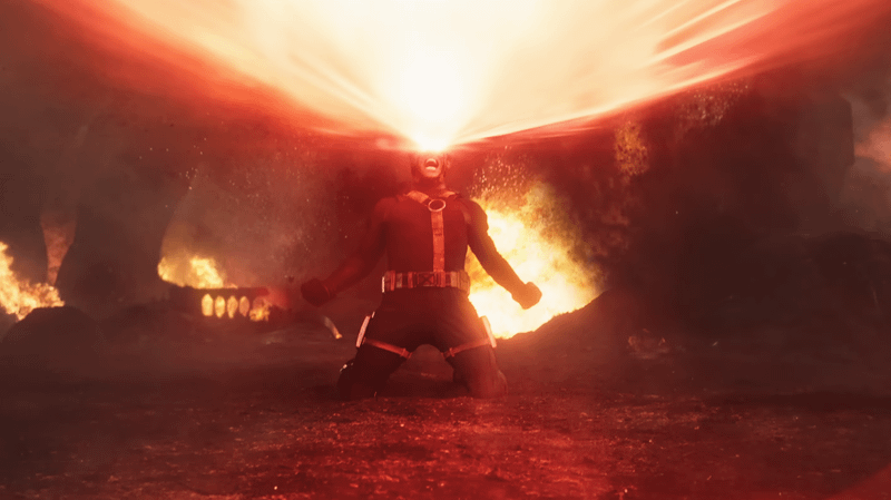 Cyclops using his eye beams in Avengers Doomsday