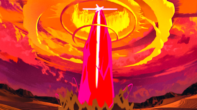 Cyclops using energy blast powers in X-Men '97.