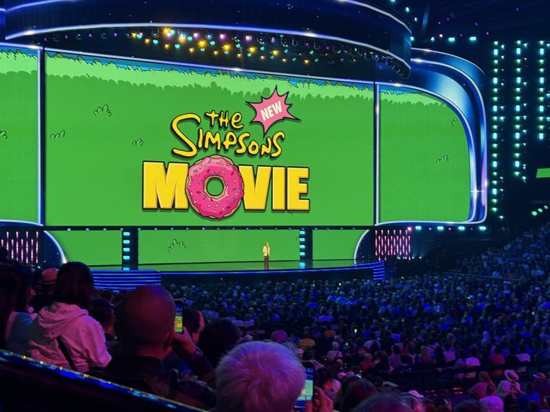 The New Simpsons Movie at D23.