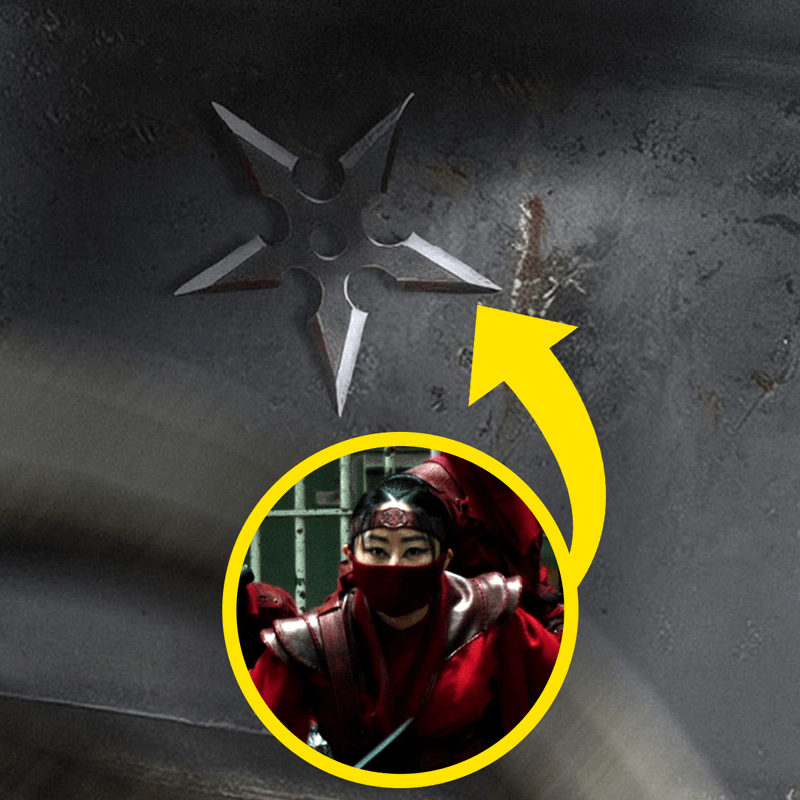 A shuriken belonging to The Hand.