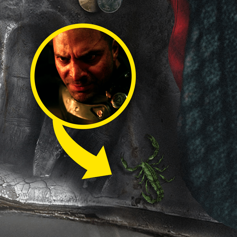 A Scorpion Easter egg in Brand New Day trailer.