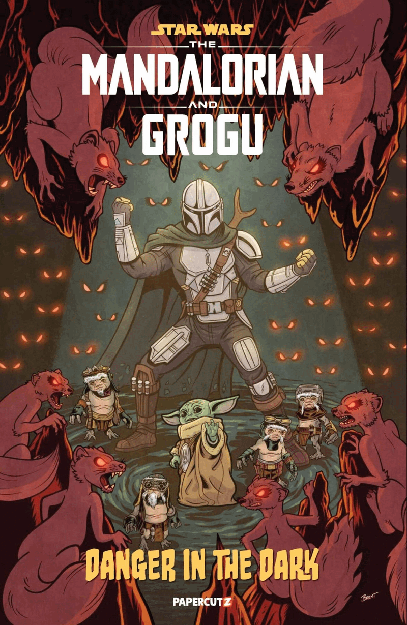 Cover of The Mandalorian and Grogu: Danger in the Dark.
