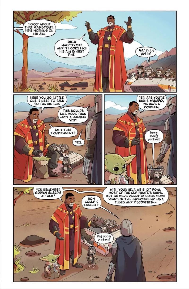 Greef Karga returns in Danger in the Dark comic.
