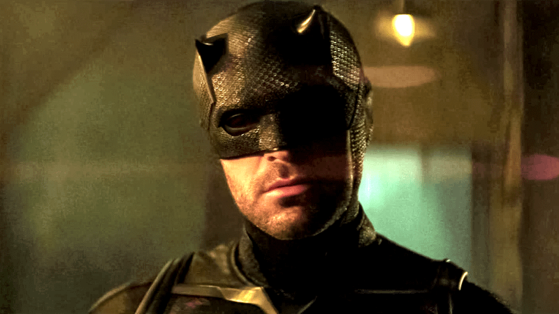 Charlie Cox as Daredevil in black suit in 'Dardevil: Born Again' Season 2.