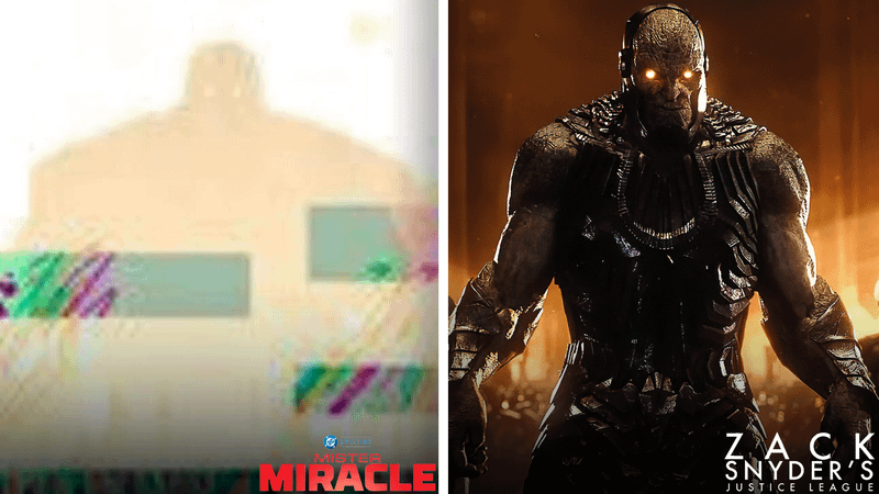 Darkseid in Mister Miracle vs Zack Snyder's Justice League.