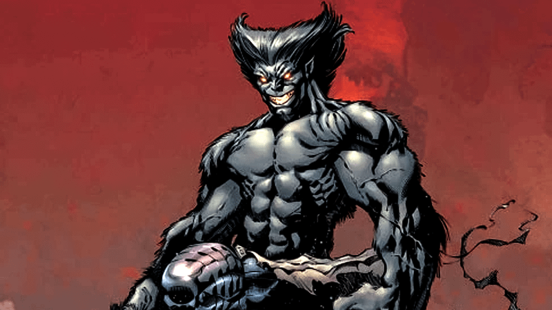 Dark Beast smiling in Marvel Comics.