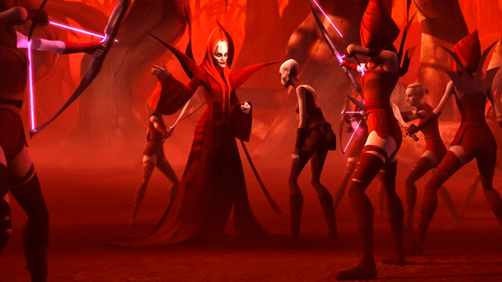 The Nightsisters of Dathomir in The Clone Wars.