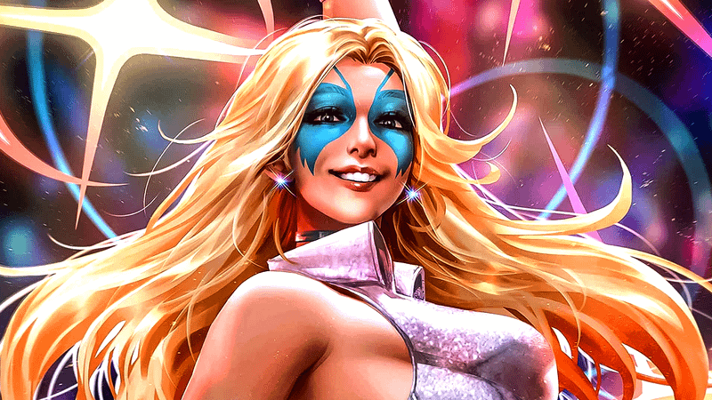 Dazzler in Marvel comics.