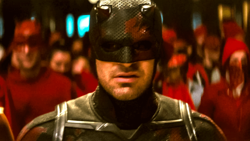 Daredevil in his black suit in Born Again Season 2.