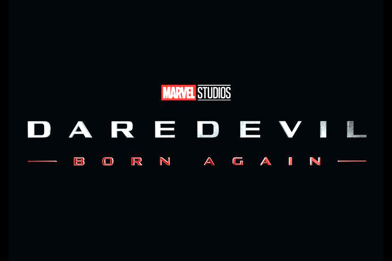 Daredevil: Born Again opts for a black themed logo.
