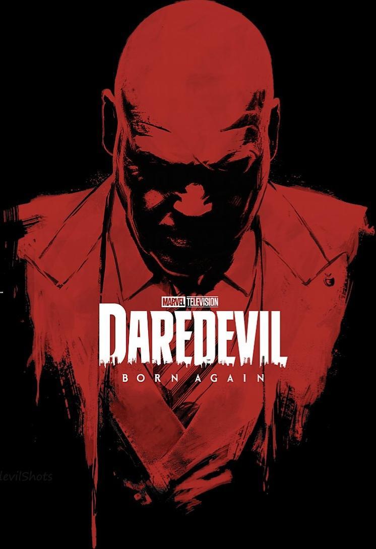 Mayor Fisk looking down in Daredevil: Born Again Season 2 poster.