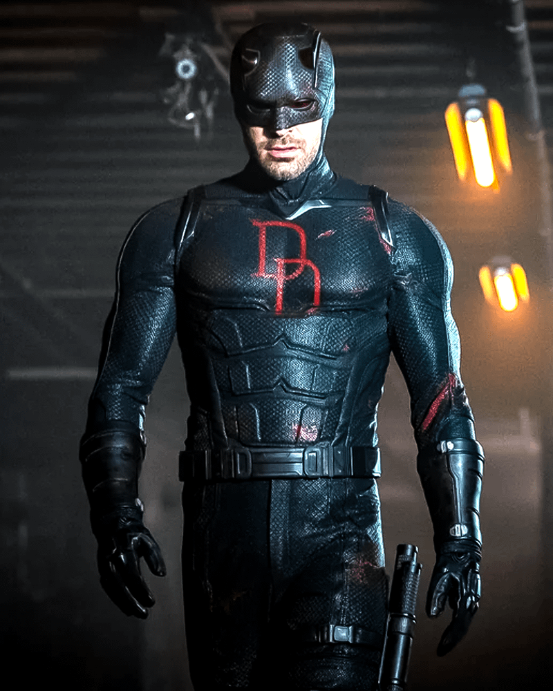 Charlie Cox as Daredevil.