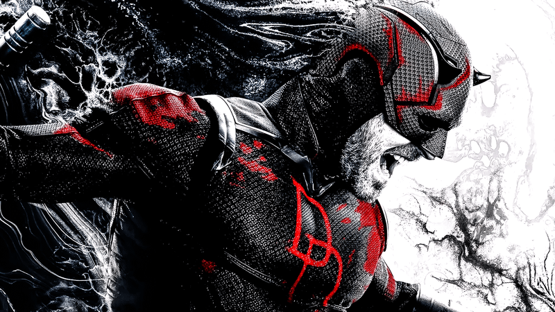 A new poster of Daredevil for Daredevil: Born Again Season 2.