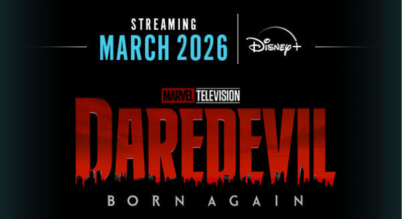 Daredevil Born Again Disney+ Release Promo, March 2026