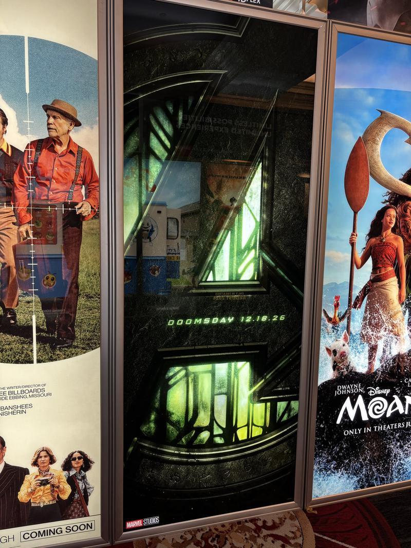 Avengers Doomsday Poster at CinemaCon.