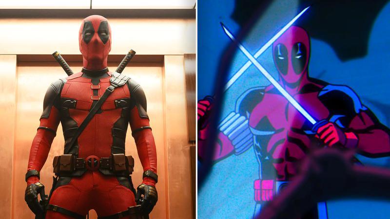 Ryan Reynolds Deadpool in Deadpool and Wolverine vs X-Men 97 Season 2 suit.
