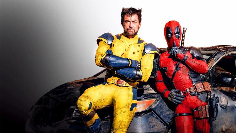 Hugh Jackman as Wolverine and Ryan Reynolds as Deadpool in promo image for 'Deadpool and Wolverine.'