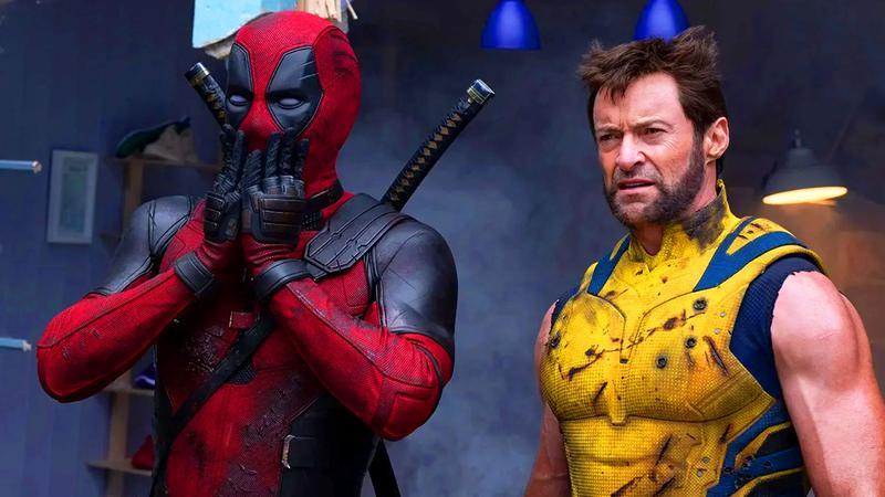 Hugh Jackman as Wolverine and Ryan Reynolds as Deadpool in promo image for 'Deadpool and Wolverine.'