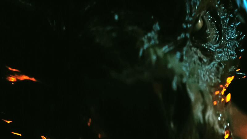 Deathclaw's eyes in Fallout Season 2