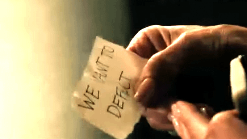 A letter saying 