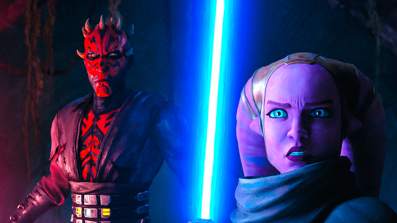 Darth Maul and Devon Izala in Maul Shadow Lord.