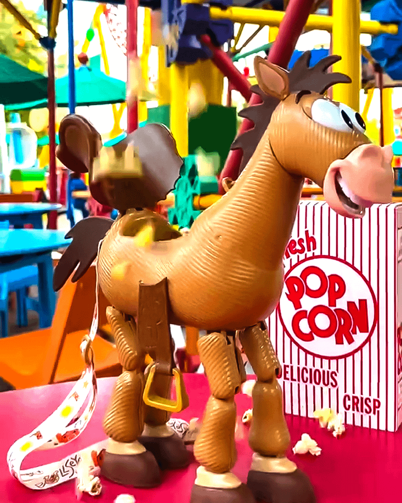 Bullseye popcorn bucket.