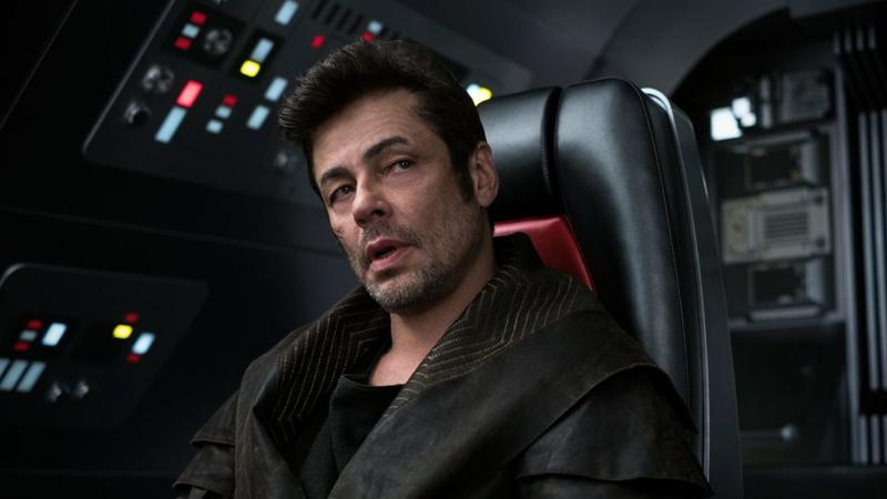 DJ in a ship in Star Wars: The Last Jedi.