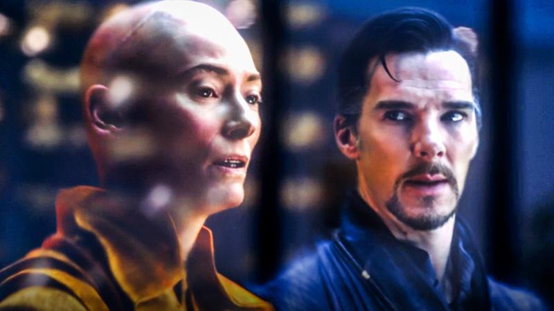 The Ancient One and Doctor Strange in Doctor Strange movie.