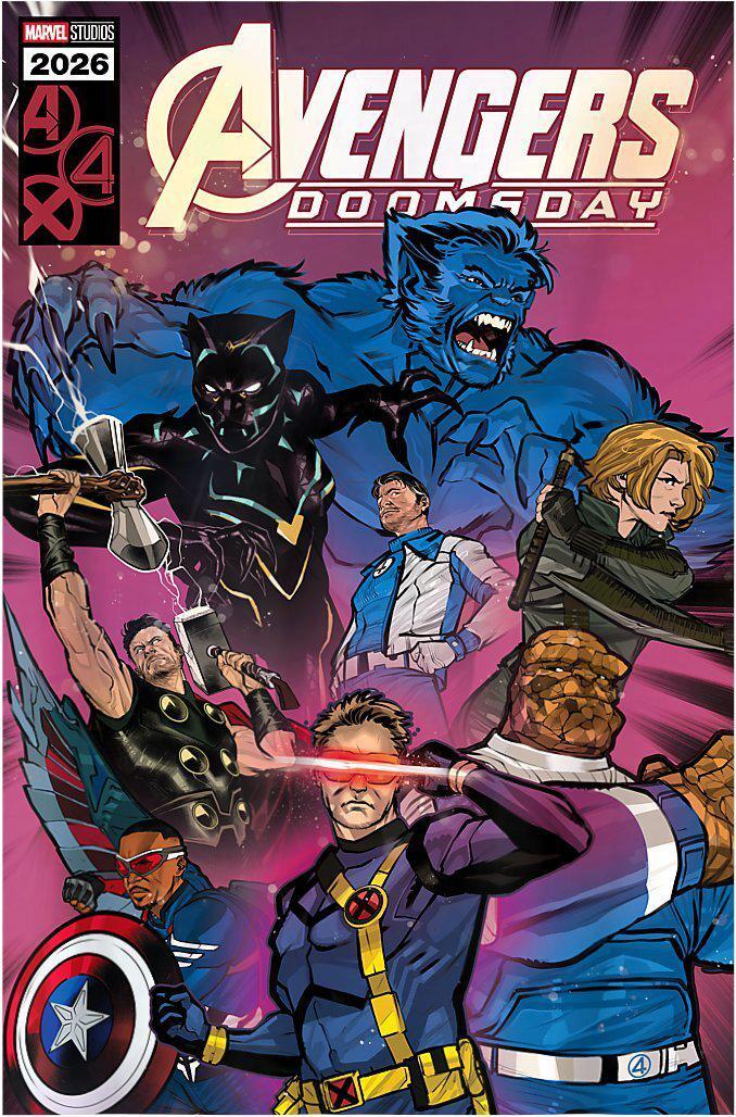  Cyclops, Beast, Thor and other heroes.