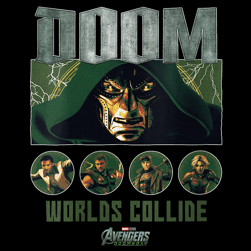 Doom, Thor, Reed Richards, Yelena, and Gambit.