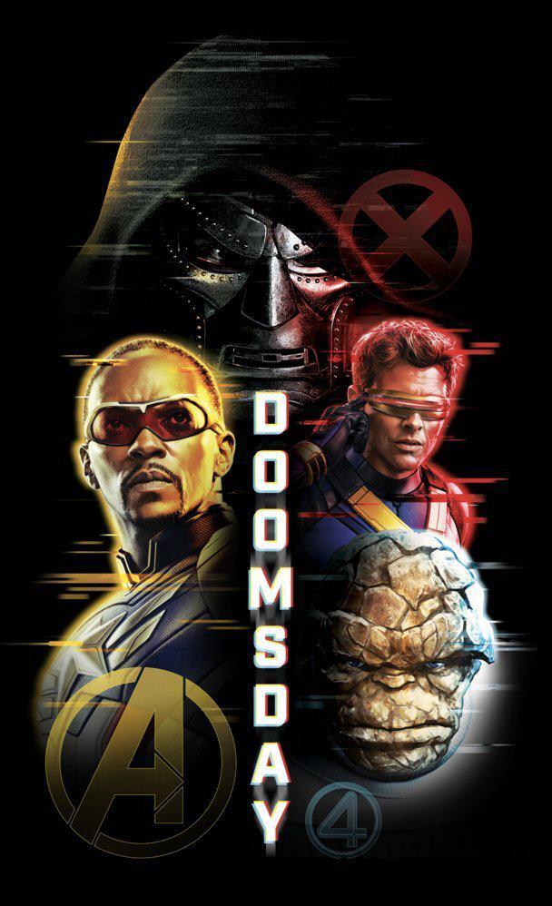 Captain America, the Thing, and Cyclops.