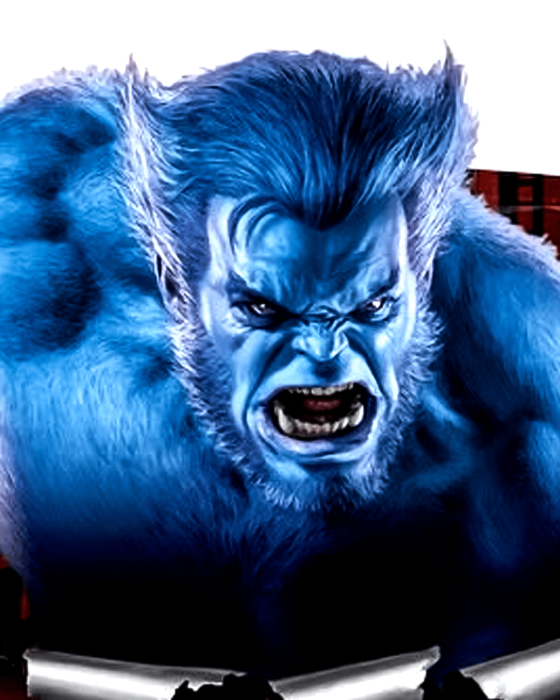 Beast for Avengers: Doomsday Wotsits packaging.