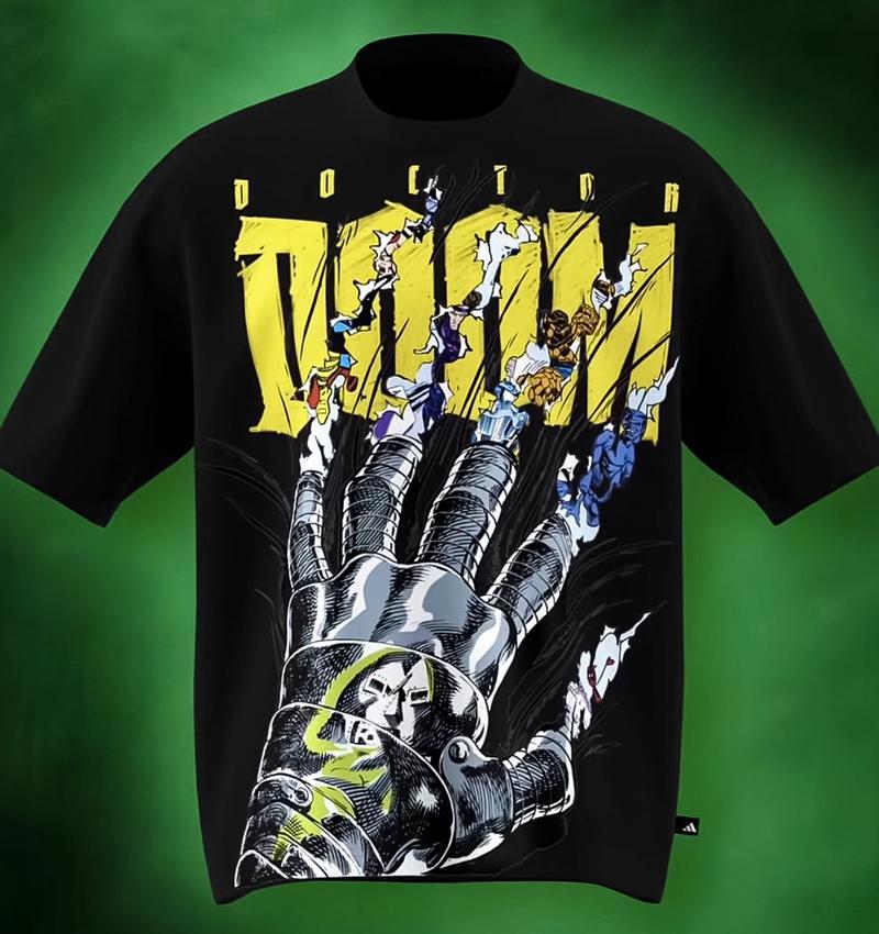 Doctor Doom t-shirt from Marvel and Adidas.
