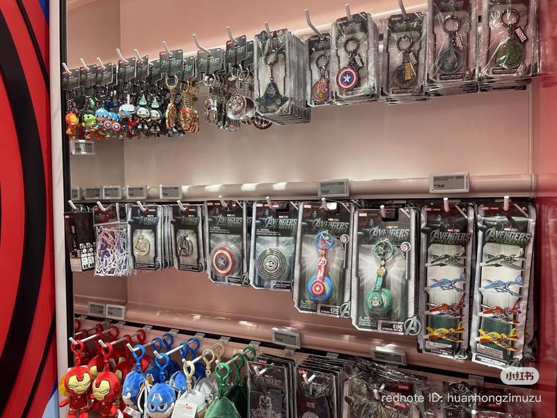 Avengers: Doomsday merchandise from MINISO's pop-up.