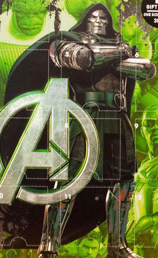 Robert Downey Jr Doctor Doom in Avengers Doomsday from MenKind advent calendar.
