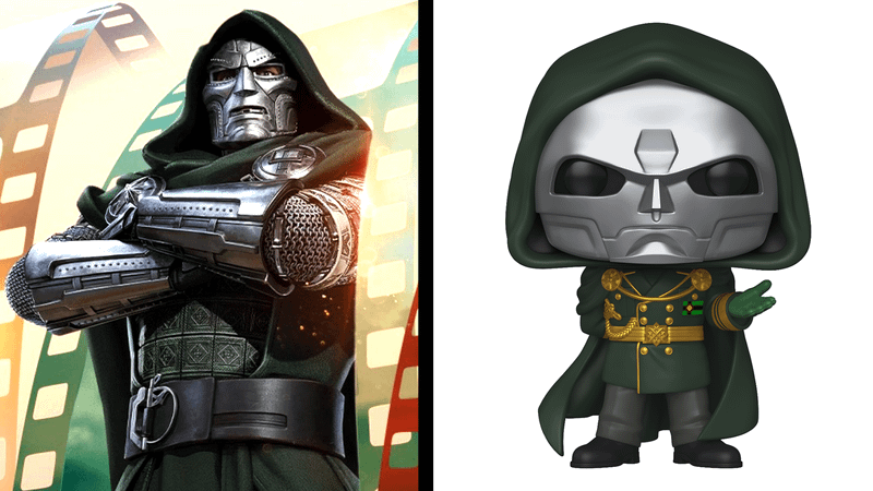 Avengers Doomsday, Doctor Doom battle suit and Lord Doom suit Funko.
